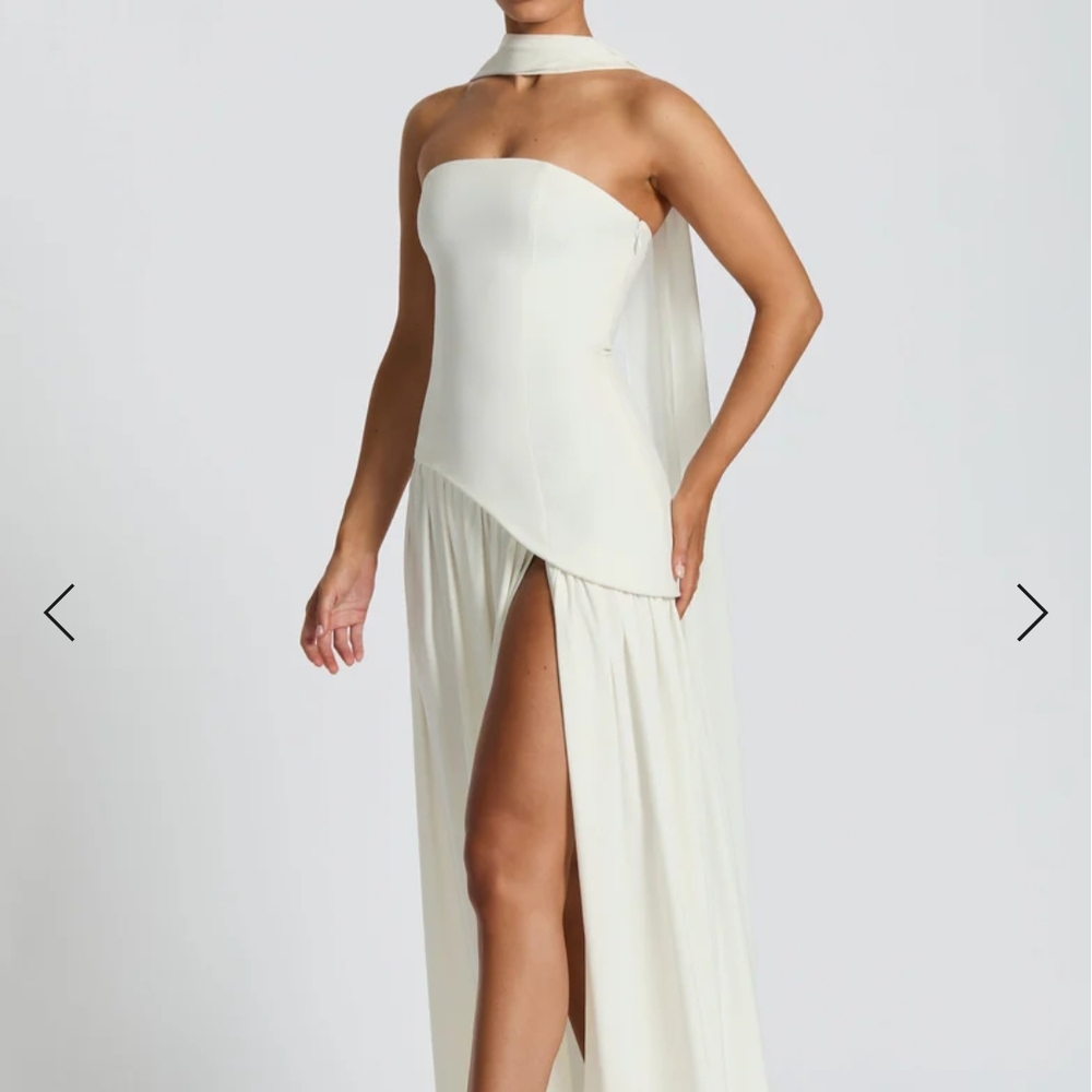 Babyboo Maliyah Strapless Maxi Dress Sz-sm NWT - Picture 2 of 9